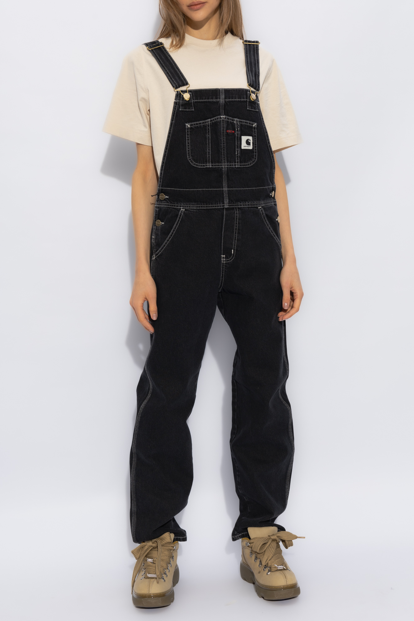 Carhartt hot sale denim overalls